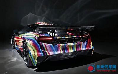 披復古涂鴉裝 邁凱輪mp4-12c改裝車memor_泉州汽車網