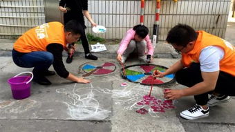 豐澤社區(qū)開展 創(chuàng)意涂鴉 文明同行 主題井蓋涂鴉比賽美化小區(qū)環(huán)境